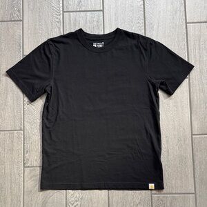Carhartt Relaxed Fit Black Plain T-Shirt Men’s Medium